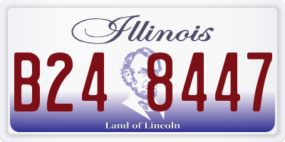 IL license plate B248447