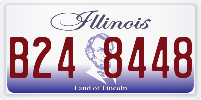 IL license plate B248448