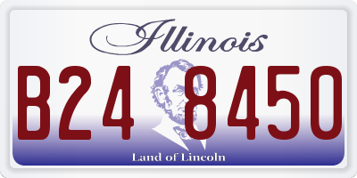 IL license plate B248450