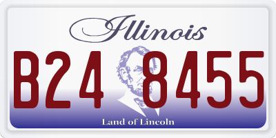 IL license plate B248455