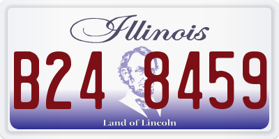 IL license plate B248459