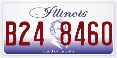 IL license plate B248460