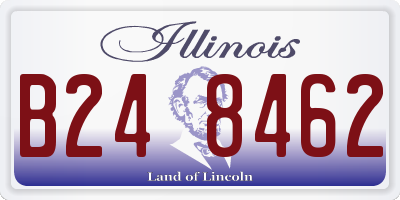 IL license plate B248462