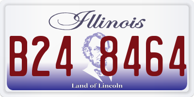 IL license plate B248464