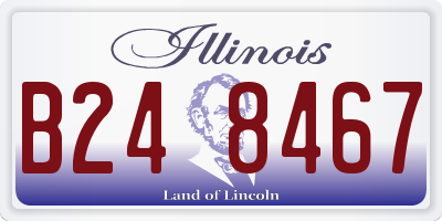 IL license plate B248467