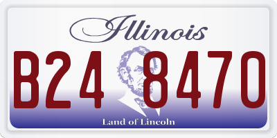 IL license plate B248470