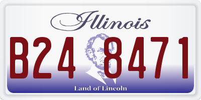 IL license plate B248471