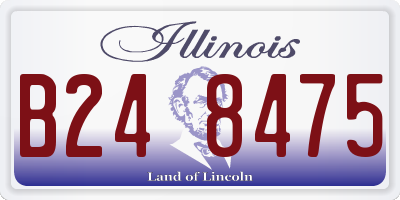 IL license plate B248475