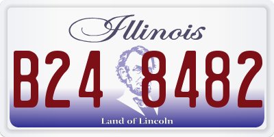 IL license plate B248482