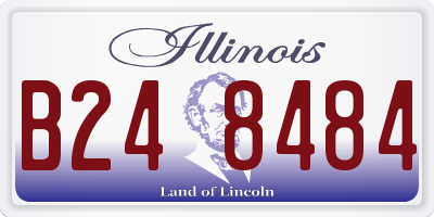 IL license plate B248484