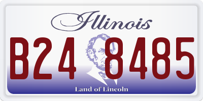 IL license plate B248485