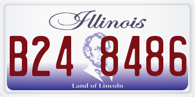 IL license plate B248486
