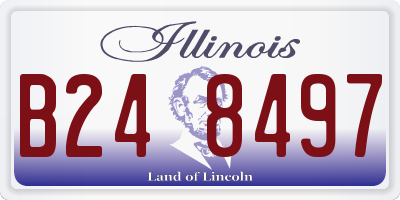 IL license plate B248497