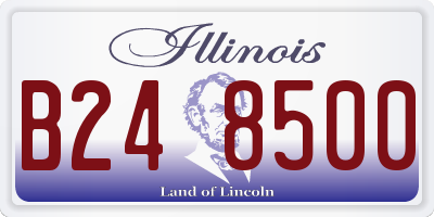 IL license plate B248500
