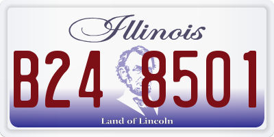 IL license plate B248501