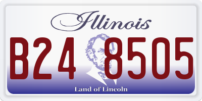 IL license plate B248505