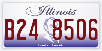 IL license plate B248506