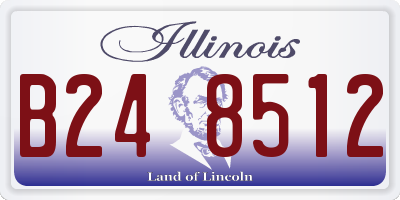 IL license plate B248512