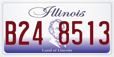 IL license plate B248513