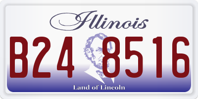 IL license plate B248516