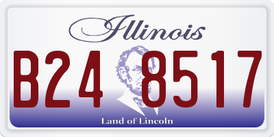 IL license plate B248517