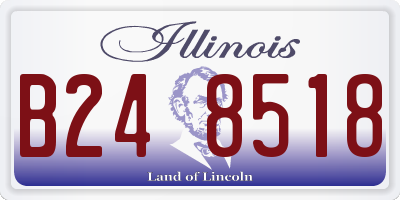 IL license plate B248518
