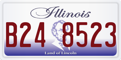 IL license plate B248523