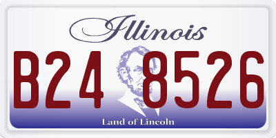 IL license plate B248526