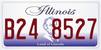 IL license plate B248527
