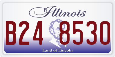 IL license plate B248530