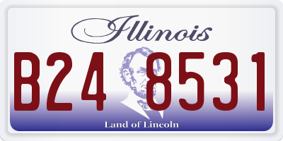 IL license plate B248531