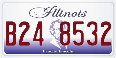 IL license plate B248532