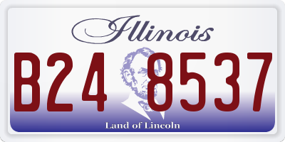 IL license plate B248537