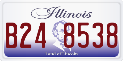 IL license plate B248538