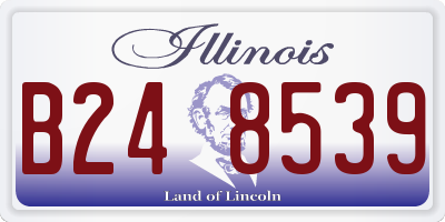 IL license plate B248539