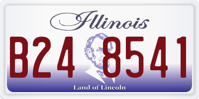 IL license plate B248541