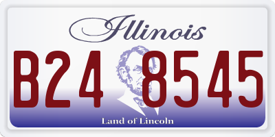 IL license plate B248545