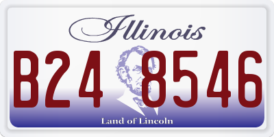 IL license plate B248546