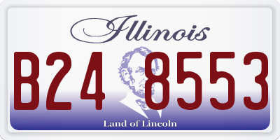IL license plate B248553