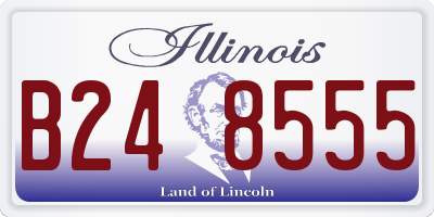 IL license plate B248555
