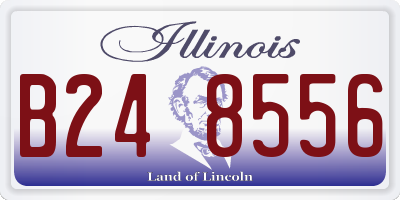 IL license plate B248556