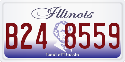 IL license plate B248559