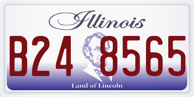 IL license plate B248565