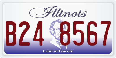 IL license plate B248567