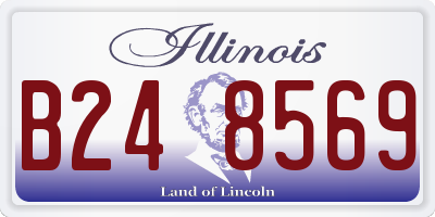 IL license plate B248569