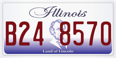 IL license plate B248570