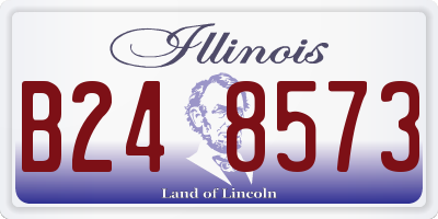 IL license plate B248573