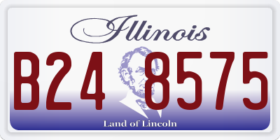 IL license plate B248575