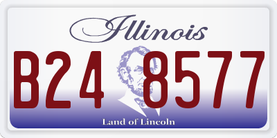 IL license plate B248577