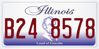 IL license plate B248578